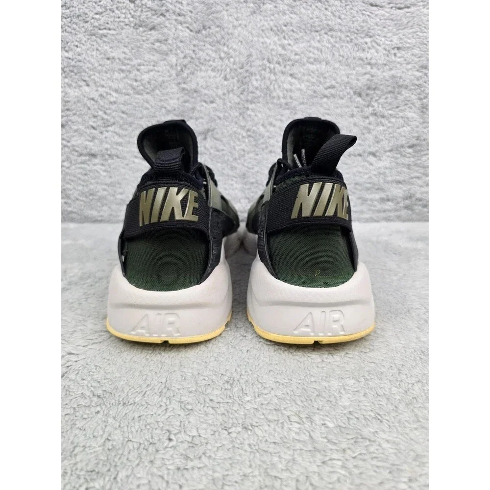 Men's Nike Air Huarache Run Ultra SE Sequoia/Metallic Green Sneakers Sz 10
